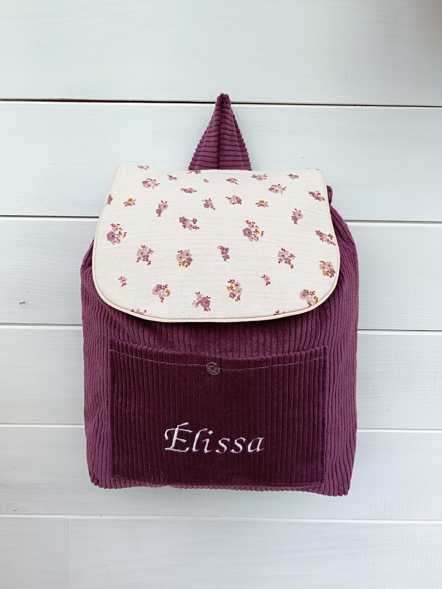 sac velours prune 1 ou pâquerette