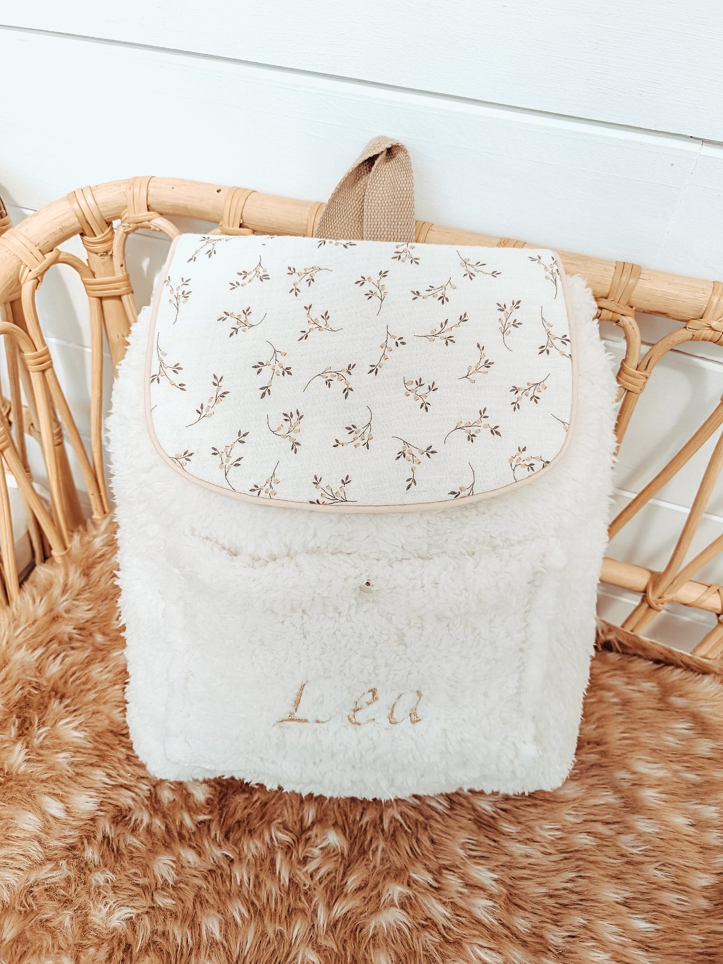 Sac fourrure sherpa