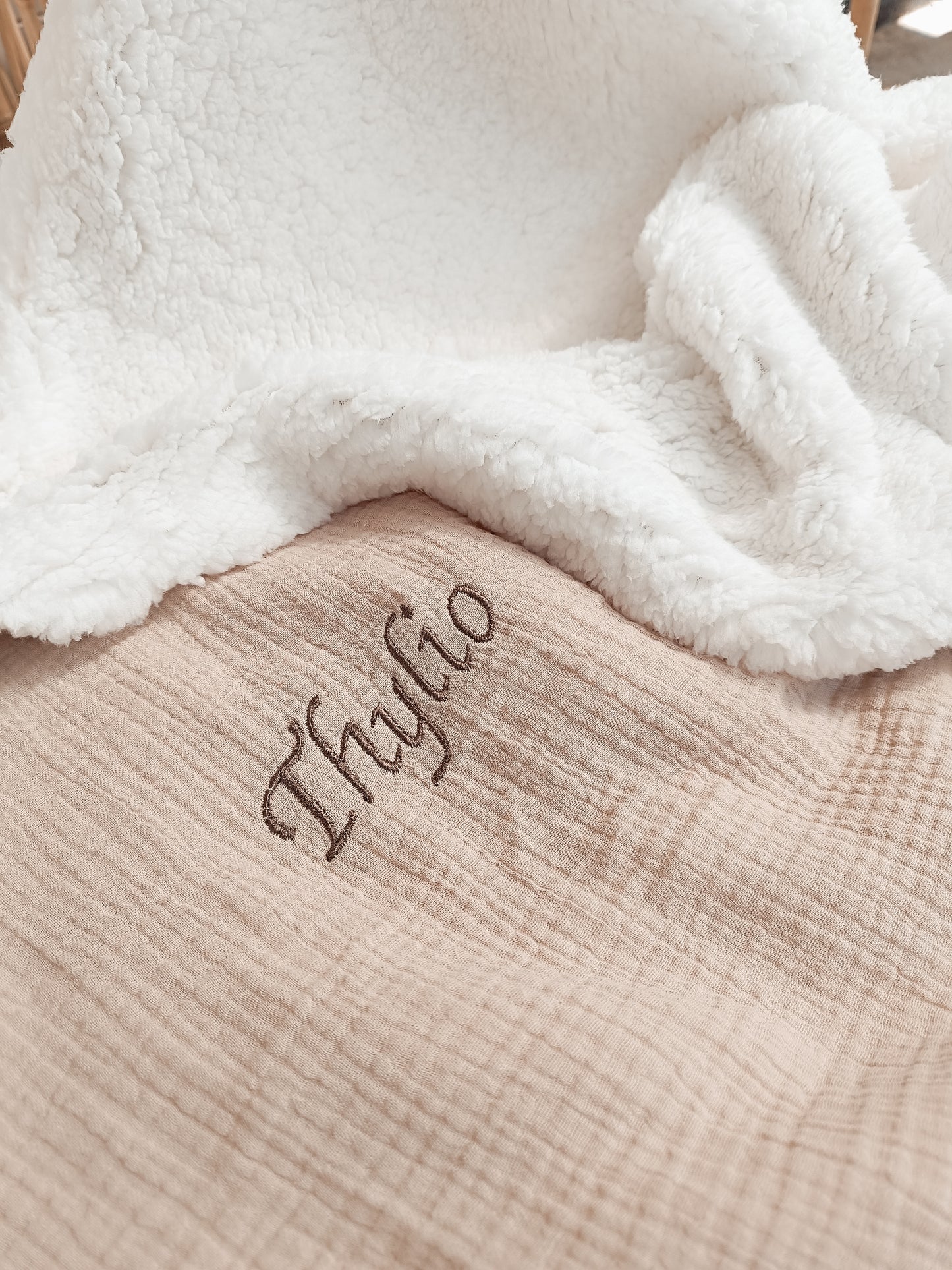 Couverture beige