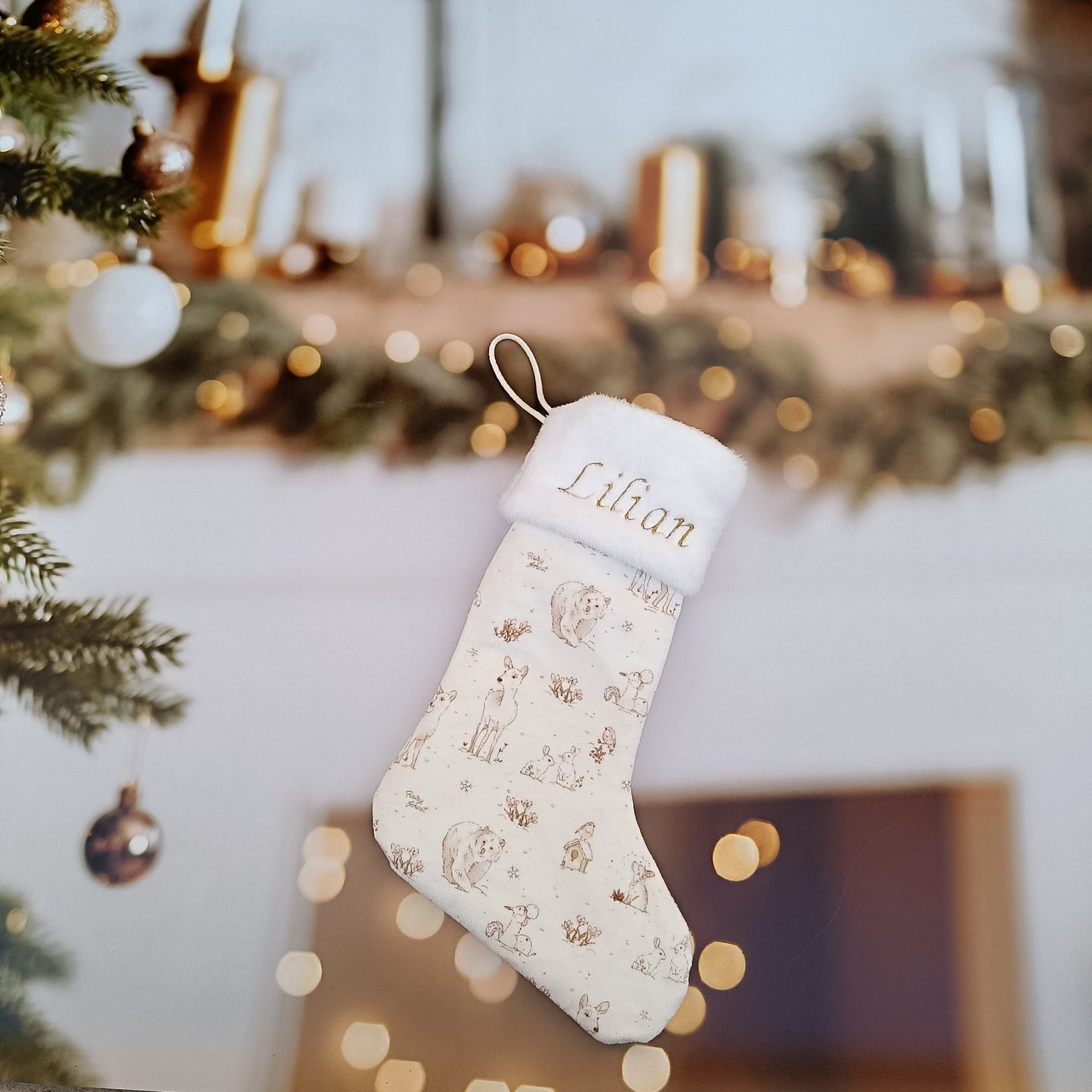 BOTTE DE NOEL Forêt enchantée