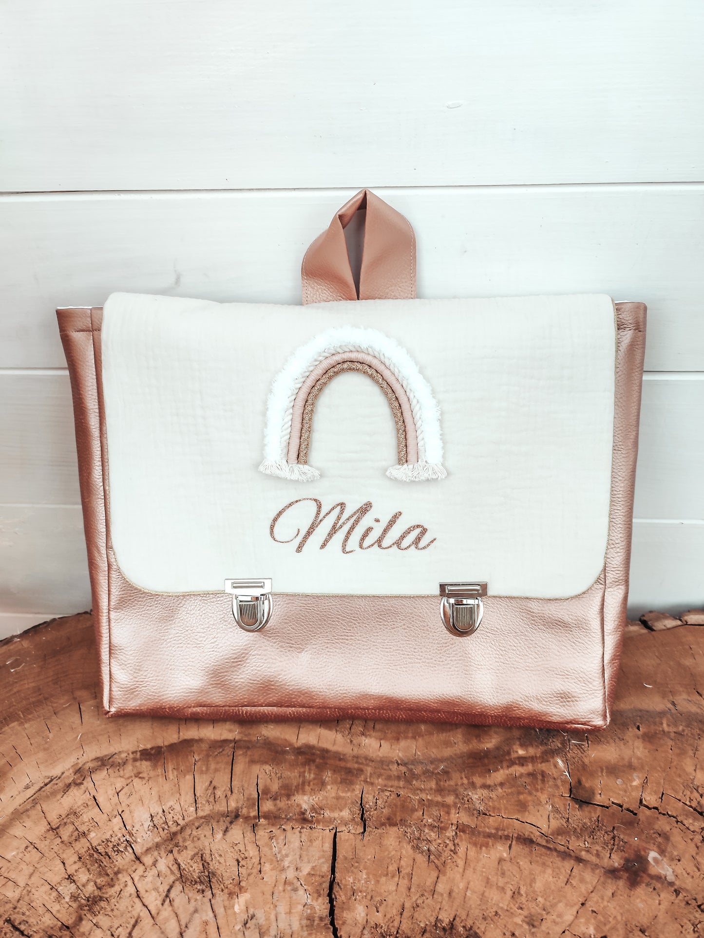 cartable Eden rose gold