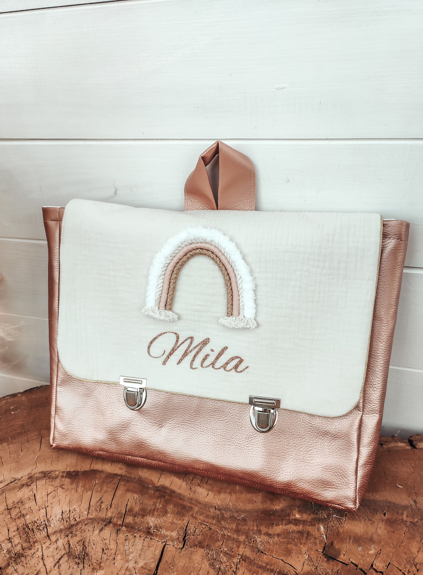 cartable Eden rose gold