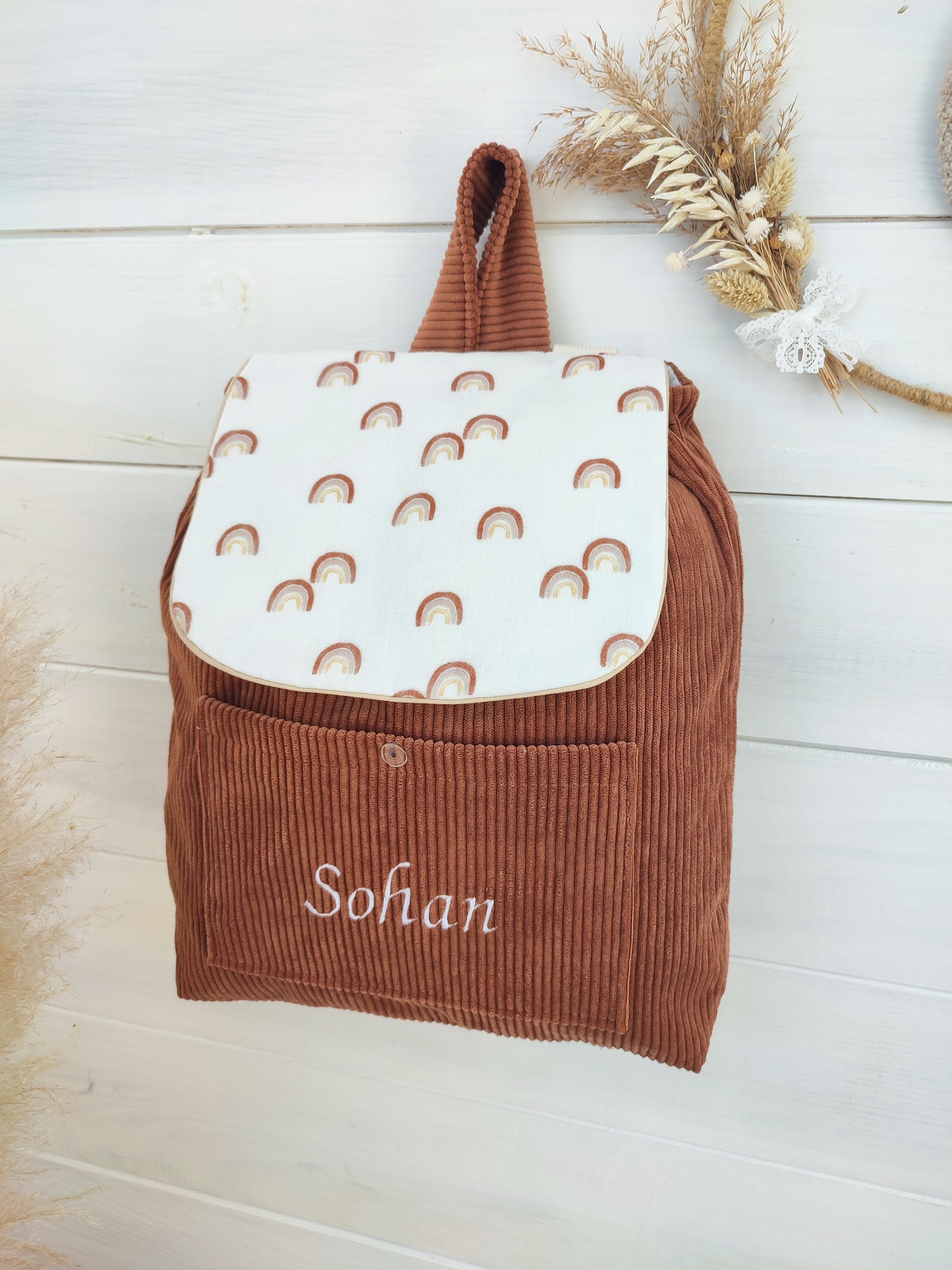 sac rainbow noisette