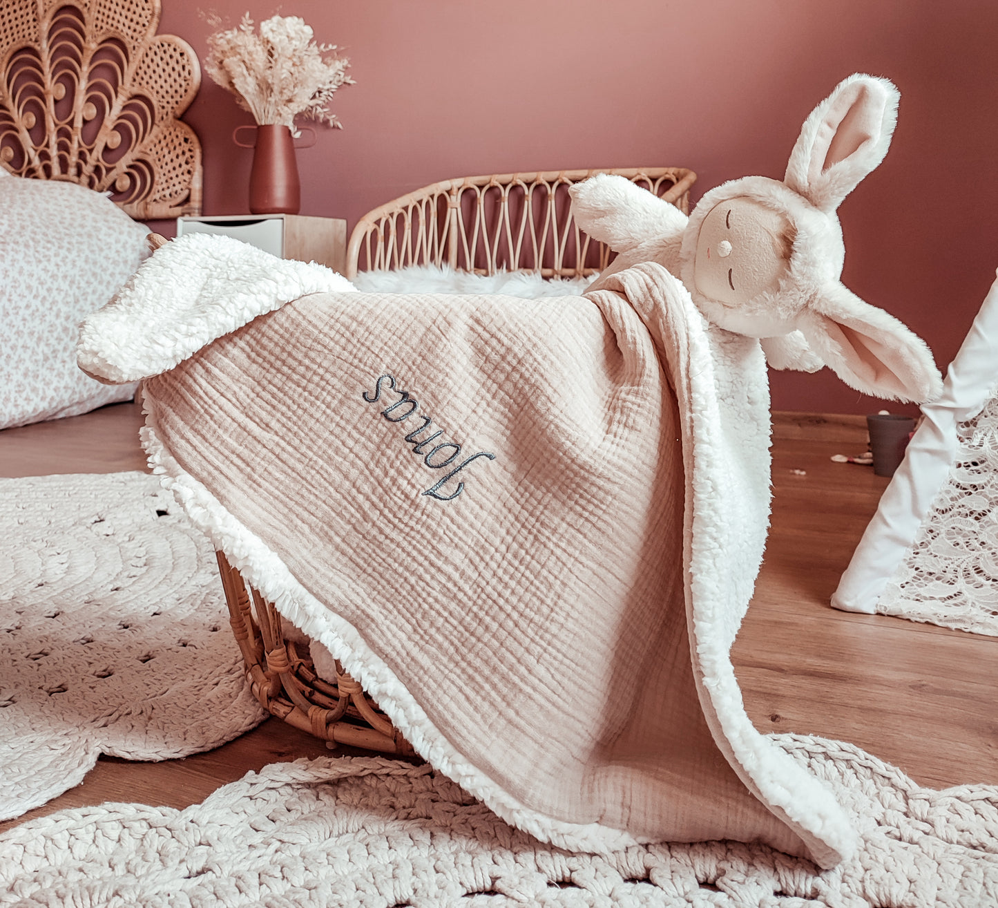 Couverture beige