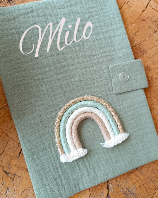 carnet Eden vert sauge Milo