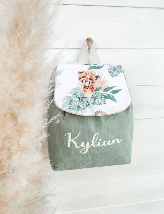 Sac vert sauge baby safari
