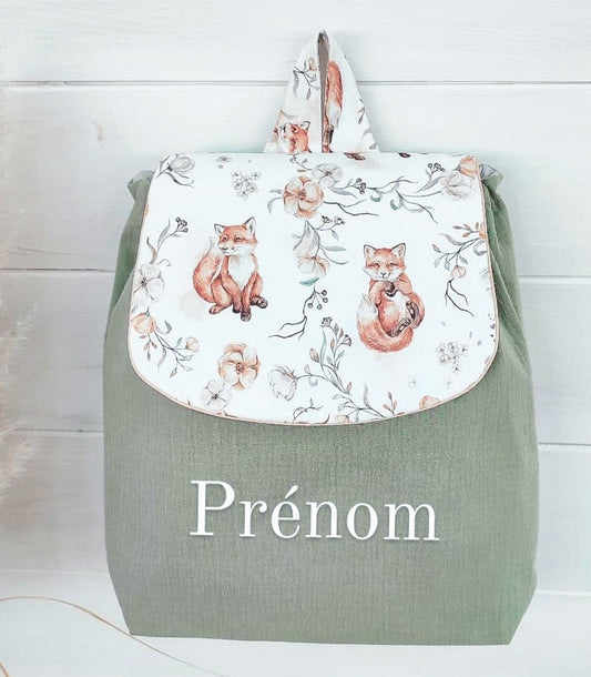 Sac vert sauge petit  renard