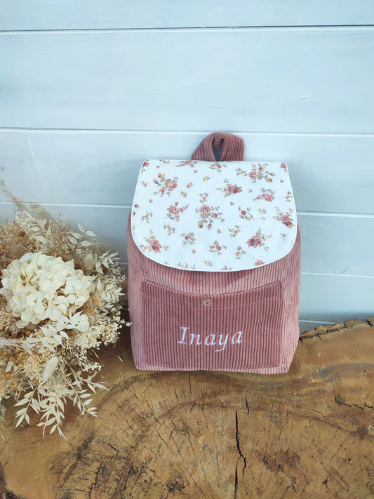 sac  velours  rose mercière 4